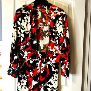 Very vintage polyester from the 70’s.  Cleaning out moms closet